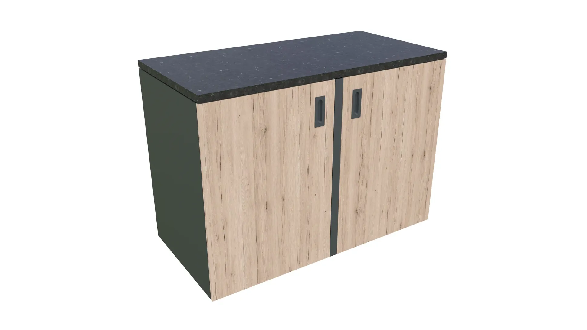 Bellano Living Eck Element für Outdoorküchen inkl. 2 Türen eiche granit