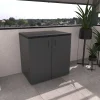 Bellano Living Element für Outdoorküchen inkl. 2 Türen anthrazit granit