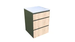 Bellano Living Element für Outdoorküchen inkl. 3 Schubladen eiche