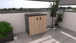 Bellano Living Element für Outdoorküchen inkl. 2 Türen eiche granit