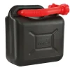 Benzinkanister 5 Liter Volumen Kunststoff schwarz