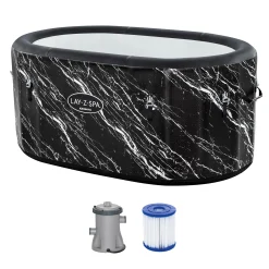 Bestway Eisbad LAY-Z-SPA FortiFiber Glacial Dip mit Filterpumpe 71 x 92 x 152 cm