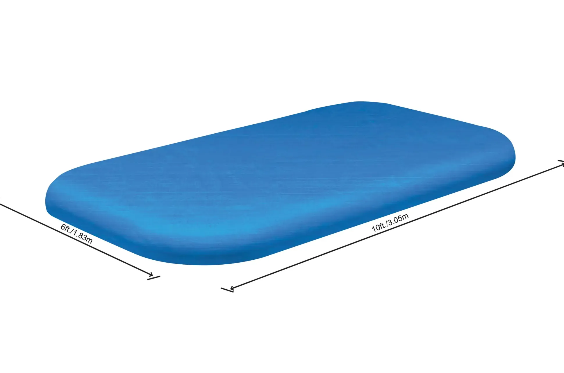 Bestway Flowclear Abdeckplane für Family-Pools 305 x 183 x 56 cm