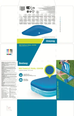 Bestway Flowclear Abdeckplane für Family-Pools 305 x 183 x 56 cm