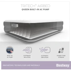 Bestway Luftbett Tritec Double XL Lo 203 x 152 x 36 cm
