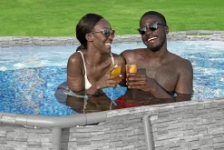 Bestway Power Steel Pool Komplett-Set oval 427 x 250 x 100 cm