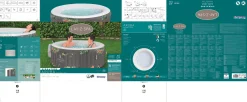 Bestway Whirlpool LAY-Z-SPA Aruba AirJet rund 170 x 66 cm