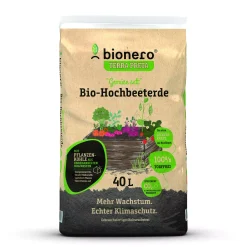 bionero Bio Hochbeeterde "Gemüse satt" 40 L torffrei
