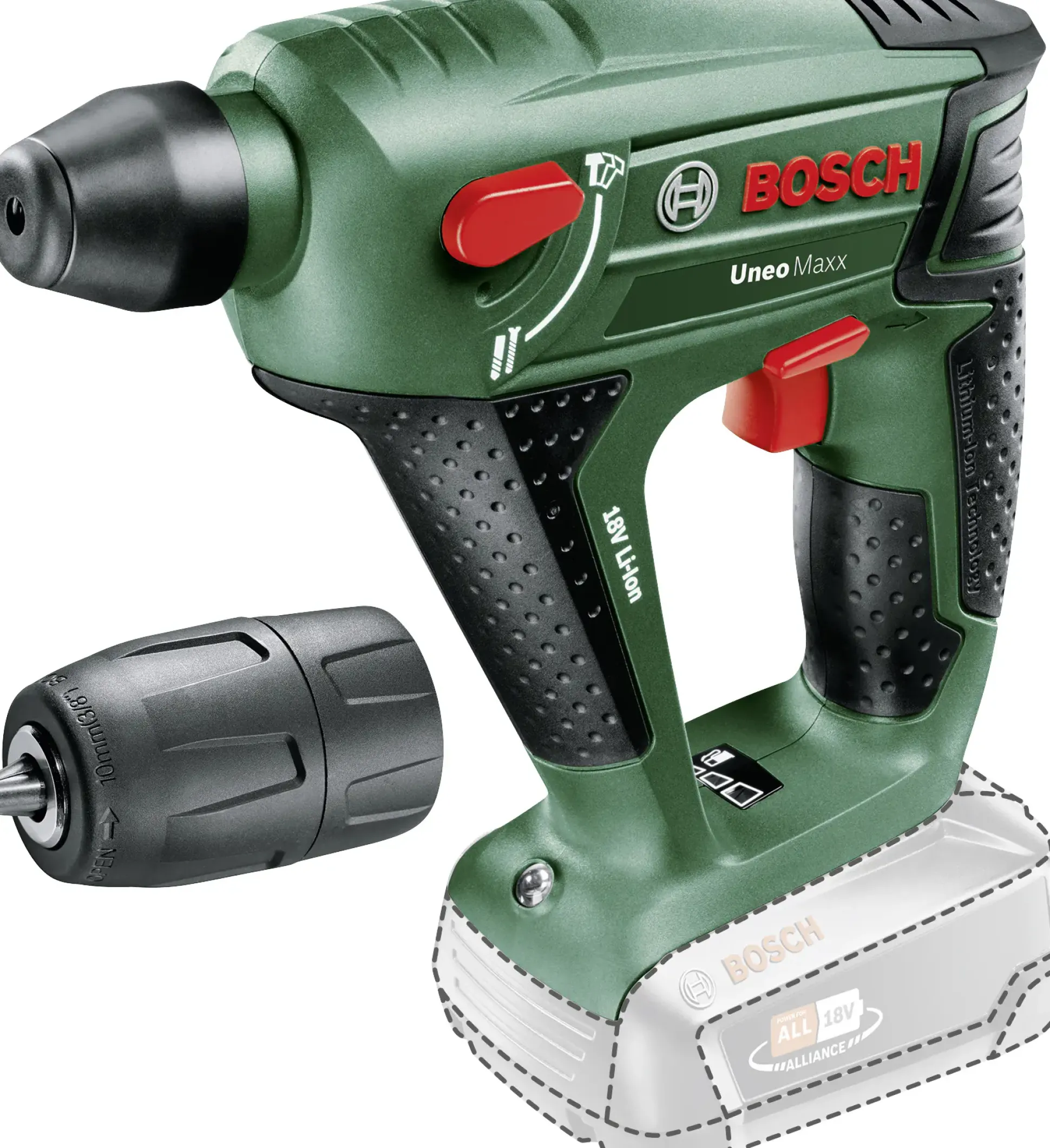 Bosch Akku-Bohrhammer UNEO Maxx 18 V 2.5 Ah Solo