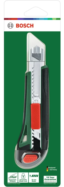 Bosch DIY Cuttermesser inkl. 3 Klingen 18 mm