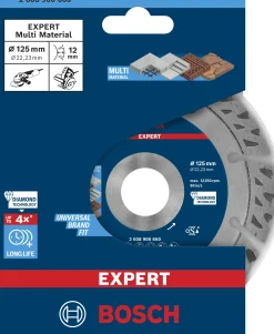 Bosch Expert MultiMaterial Diamanttrennscheiben 125 x 22,23 x 2,2 x 12 mm