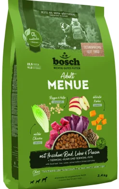 Bosch Hundetrockenfutter Adult Menue 2,4 kg Rind
