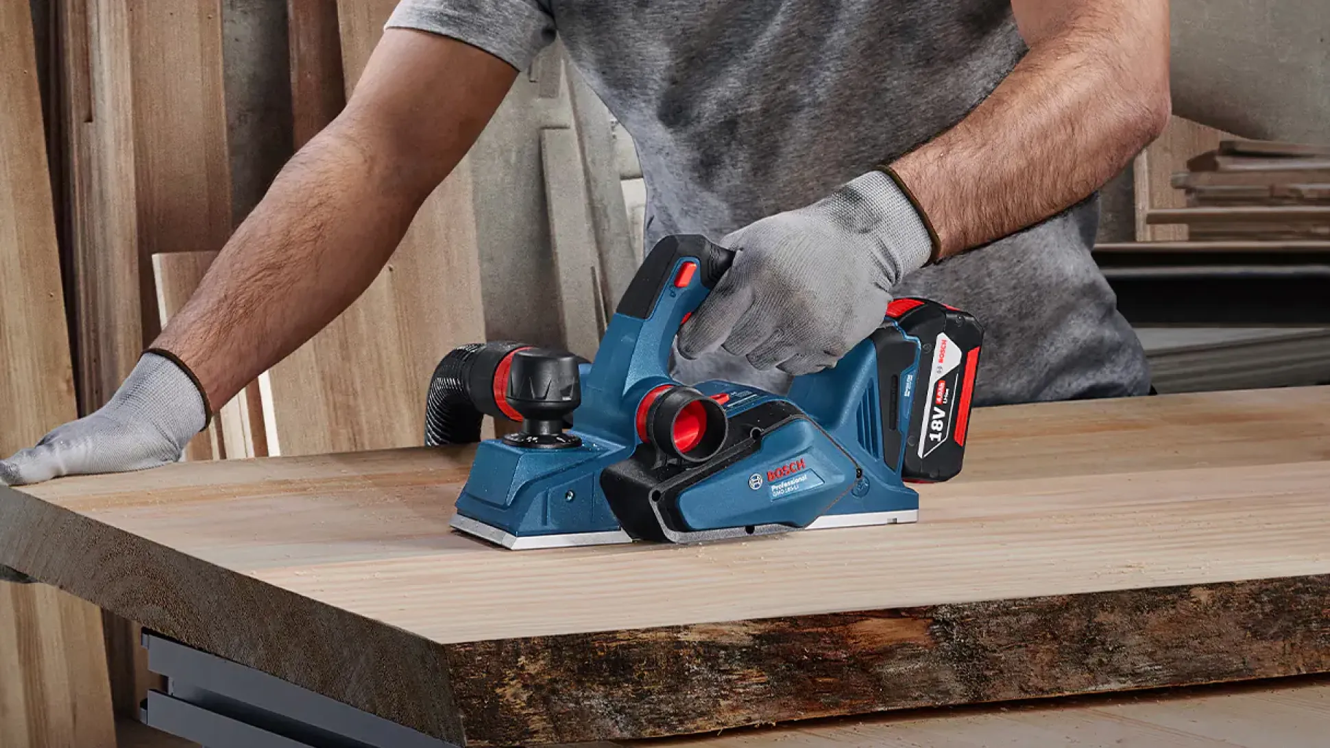 Bosch Professional Akku-Hobel GHO 18V-26