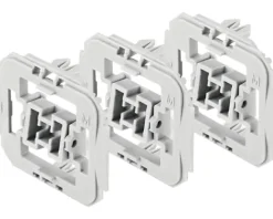 Bosch Smart Home Merten Adapter 3er Set, für Licht & Rollladensteuerung