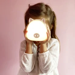 Brilliant Kinder-Nachtlicht Piglet pink 5 W dimmbar warmweiß-kaltweiß