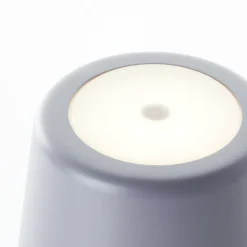 Brilliant LED Akku-Tischlampe Kaami 37 cm dimmbar USB-Kabel grau warmweiß