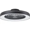 Brilliant LED Deckenleuchte mit Ventilator Mazzaro Ø 58 cm 55 W schwarz
