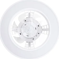 Brilliant LED Deckenleuchte mit Ventilator Mondello Ø 42 cm 26 W weiß