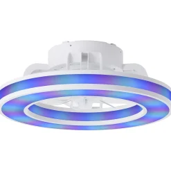Brilliant LED Deckenleuchte mit Ventilator Mondello Ø 42 cm 26 W weiß