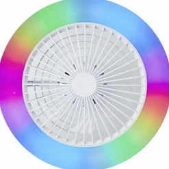 Brilliant LED Deckenleuchte mit Ventilator Salerno Ø 48,5 cm 40 W weiß