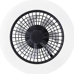 Brilliant LED Deckenleuchte mit Ventilator Siano Ø 48 cm 40 W schwarz