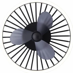Brilliant LED Deckenventilator Capo Ø 48 cm 36 W schwarz