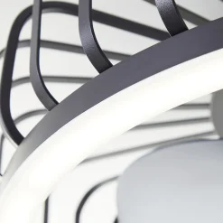 Brilliant LED  Deckenventilator Capo Ø 48 cm 36 W schwarz