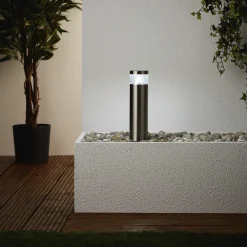 Brilliant LED Sockelleuchte Avon edelstahl 30 x 7,5 cm 6 W, kw