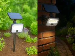 Brilliant Solarleuchte Joplin 7W neutralweiß Bewegungsmelder