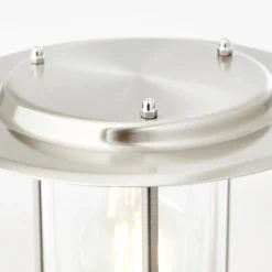 Brilliant Wegeleuchte York edelstahl 100 cm Bewegungsmelder E27 40 W