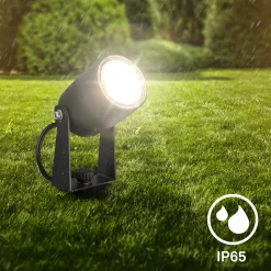 Briloner LED Außen-Bodenstrahler Connect to Shine 3er Starterset 6W warmweiß