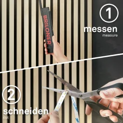 Briloner LED-Stripe Pimp your Panel Warmweiß, 2,6 m, 3000K 1300 lm Starterset