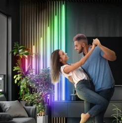 Briloner LED-Stripe Pimp your Panel bunt RGB, 2,6 m, 3000K 650 lm Starterset