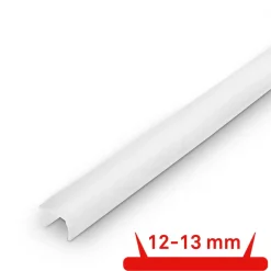 Briloner PC Profil Pimp your Panel Diffusor 1,3 m, Kunststoff, 12-13 mm, weiß