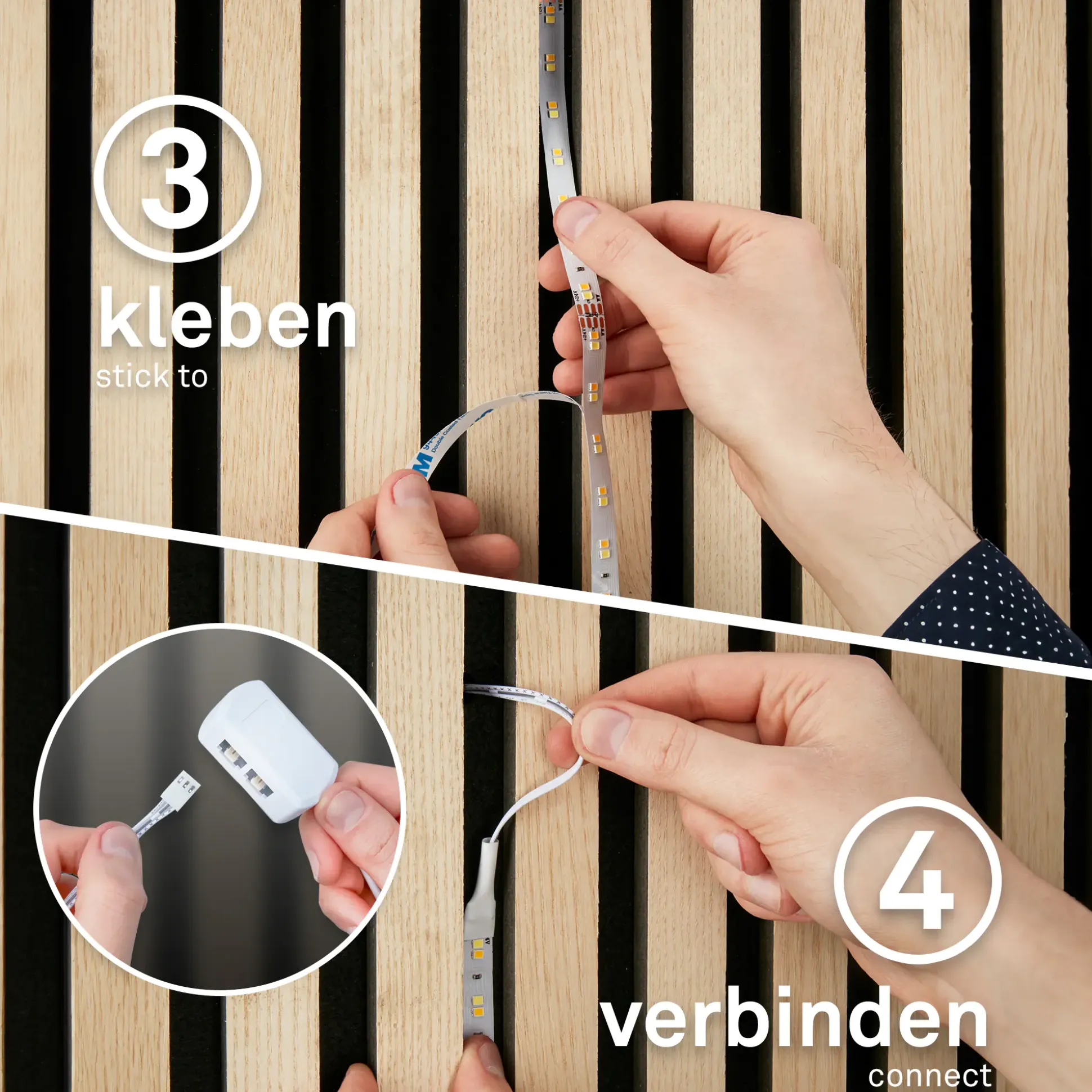 Briloner PC Profil Pimp your Panel Diffusor 1,3 m, Kunststoff, 12-13 mm, schwarz