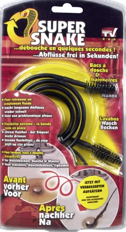 Broszio Rohrreinigerbürste Set Super Snake