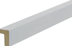 B.S. Bauprogramm Bilder-Falzleiste 250 cm 24 x 16 mm weiß