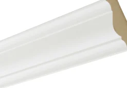 B.S. Bauprogramm Kranzprofil 250 cm 48 x 28 mm Blütenweiß