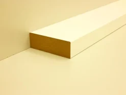 B.S. Bauprogramm Rechteckleiste 200 cm 20 x 60 mm weiß