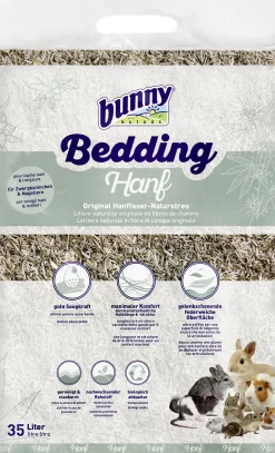 Bunny Nature Bedding Hanf Nagereinstreu 35 Liter
