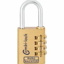 Burg Wächter Ocean Vorhängeschloss 490 Ni HB 40 65 SB Edelstahl 104 mm - 1 Stück