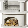 Buschbeck Grillbar Venedig weiß, 93 x 110 x 65 cm