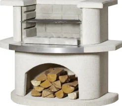 Buschbeck Grillbar Venedig weiß, 93 x 110 x 65 cm