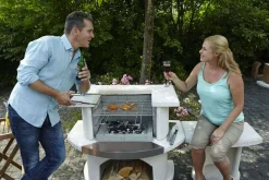 Buschbeck Grillbar Venedig weiß, 93 x 110 x 65 cm