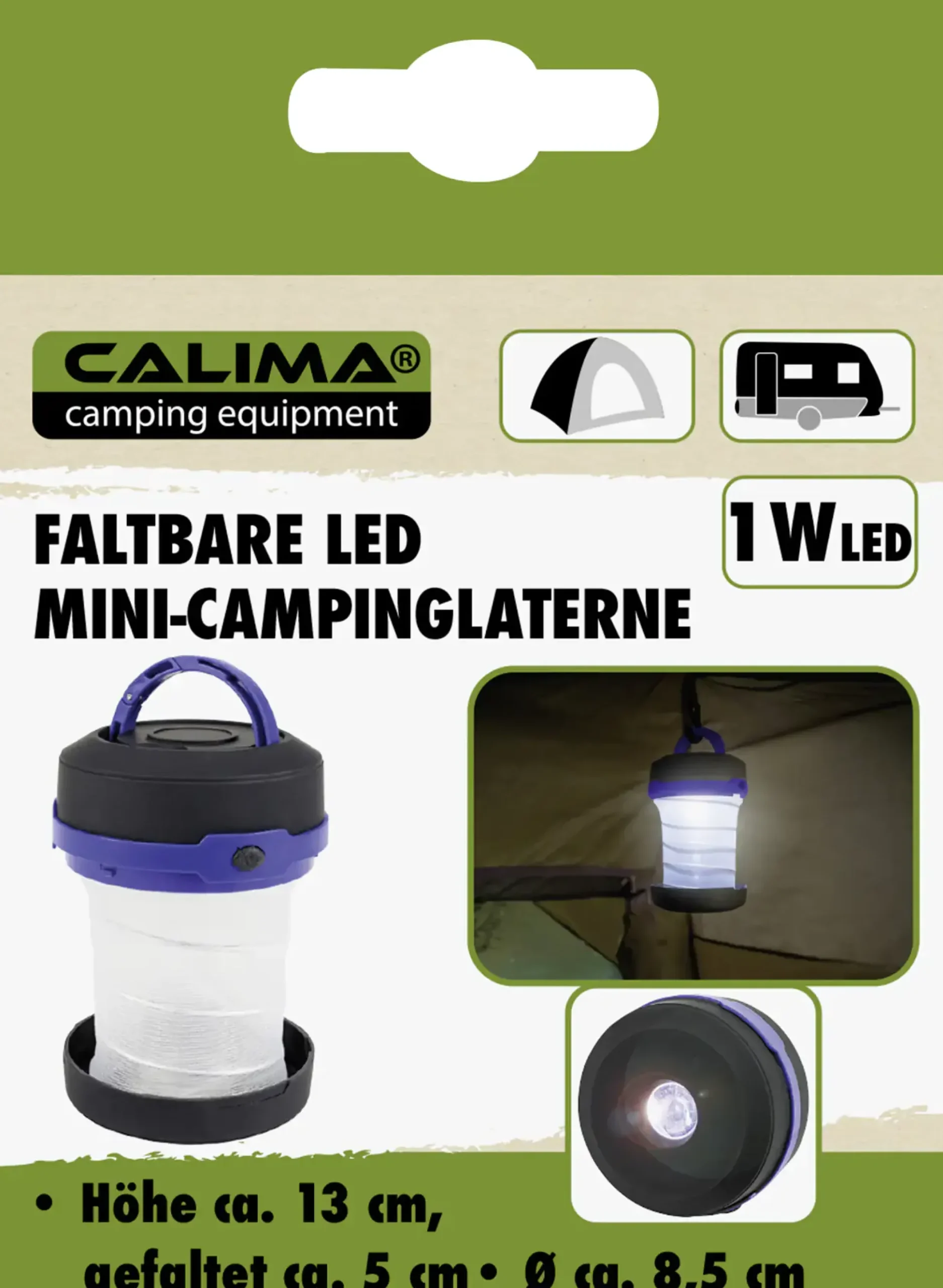Calima LED Mini-Campinglaterne faltbar