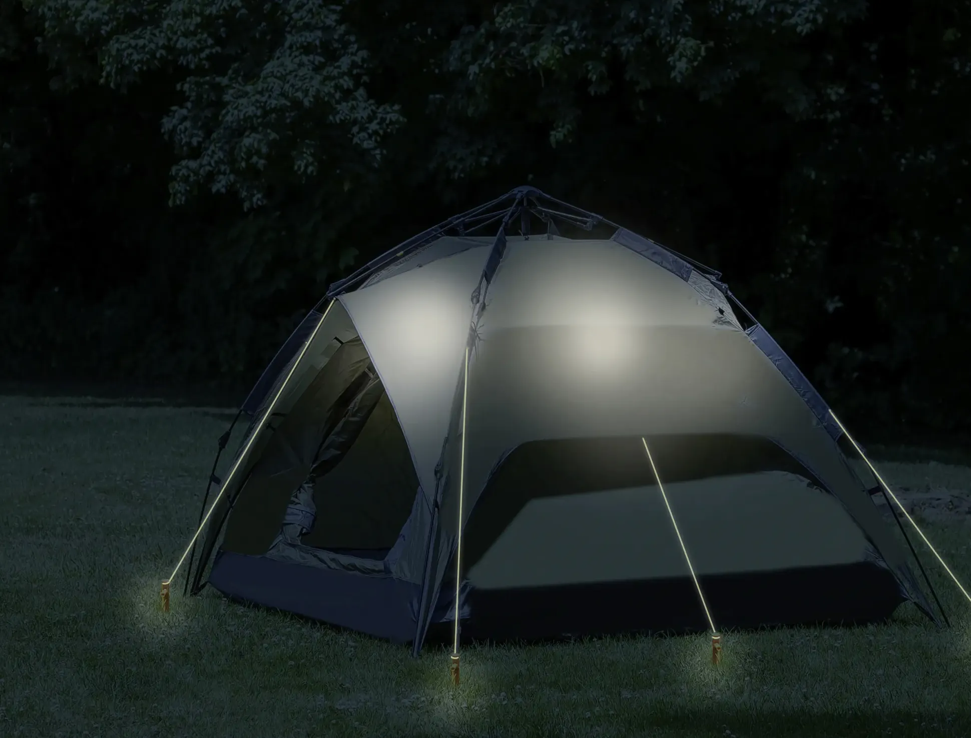 Calima Reflektierende Abspannseile 4x4m
