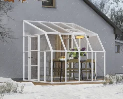 Canopia Gewächshaus Sun Room PVC weiß 322 x 257 cm