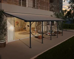 Canopia Terrassendach 850 x 300 cm grau