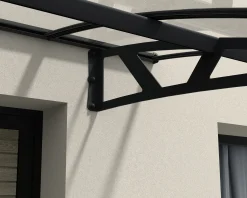 Canopia Vordach Amsterdam  447 x 139 cm anthrazit
