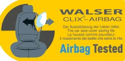CarComfort Autositzbezug-Set Elphin schwarz-blau